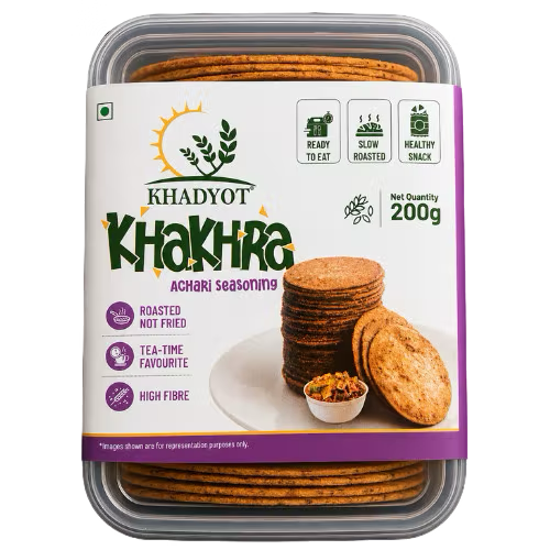 Khadyot Achari Seasoning Khakhra, 200 g pack