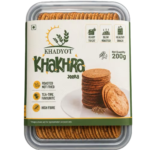 Khadyot Jeera Khakhra, 200 g pack